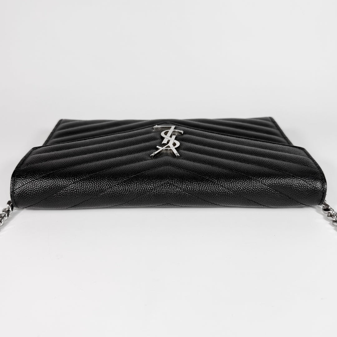 Saint Laurent Cassandre Envelope Wallet On Chain