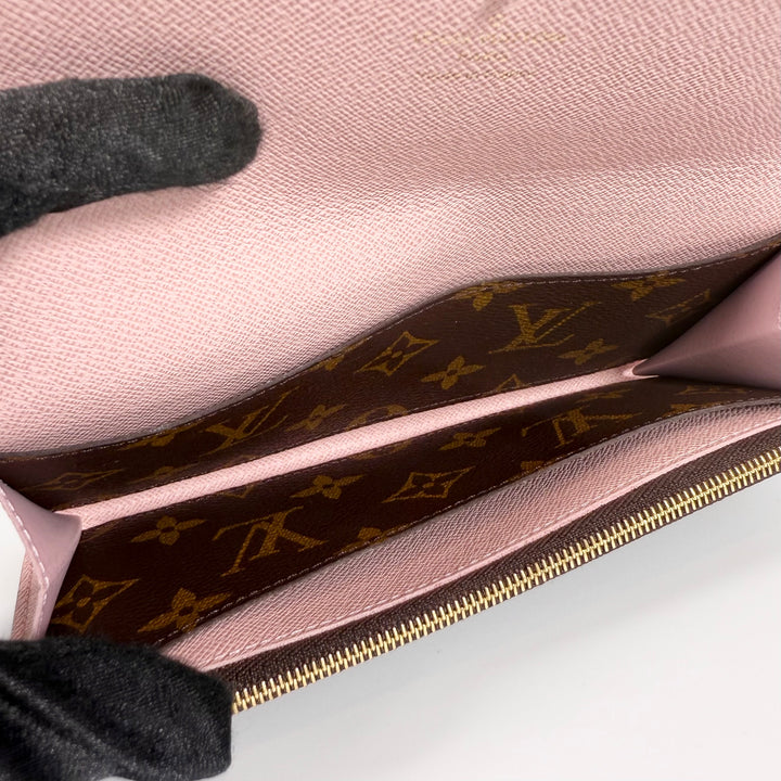 Louis Vuitton Monogram Rose Ballerine Emilie Wallet
