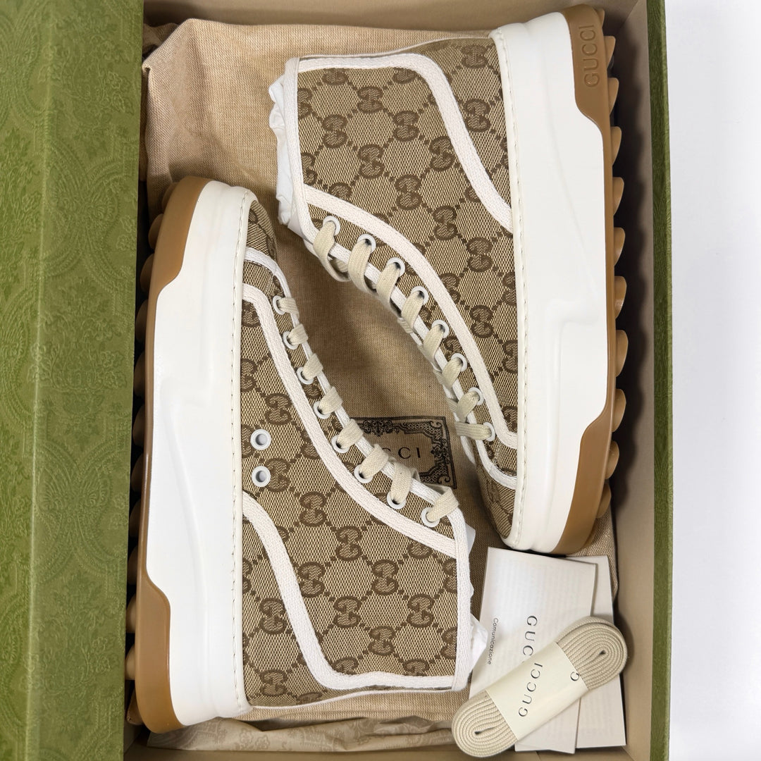 Gucci Platform 1977 Tennis High Top Sneaker - Women’s 10.5