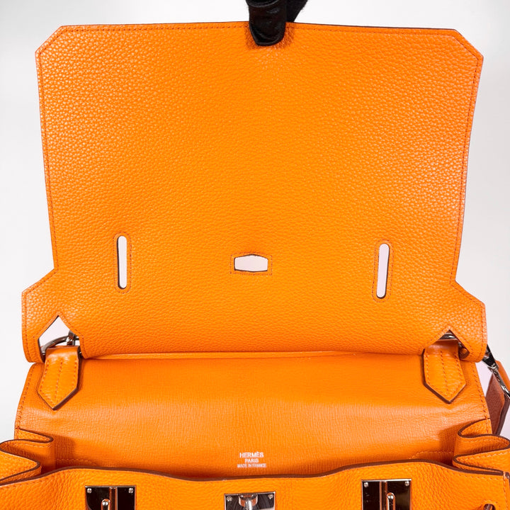 Hermès Jypsiere 34 Clemence Orange Jaune