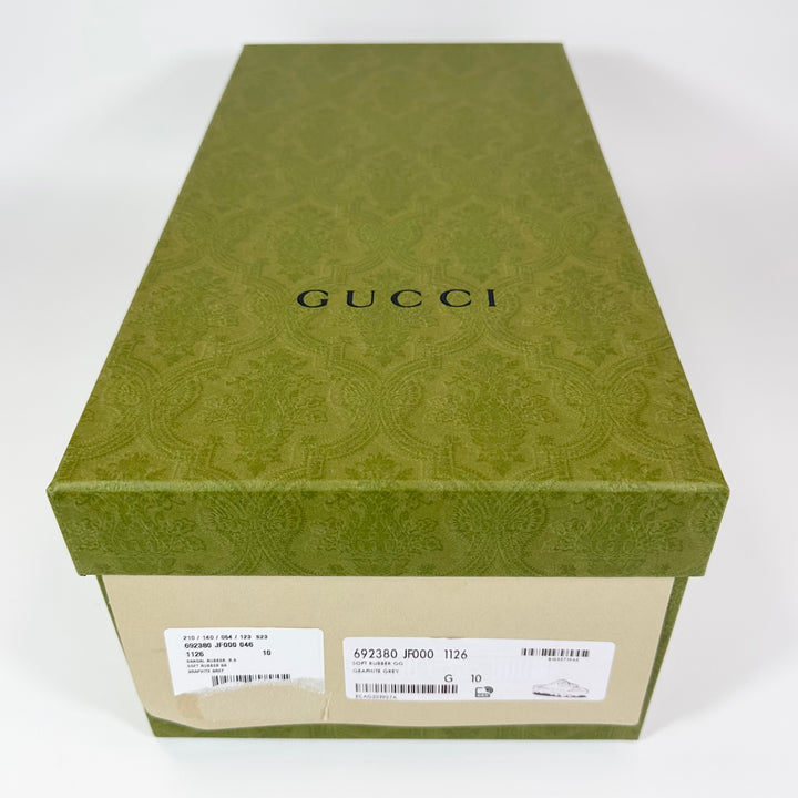 Gucci Interlocking G Rubber Slide Sandal - Men’s 10.5