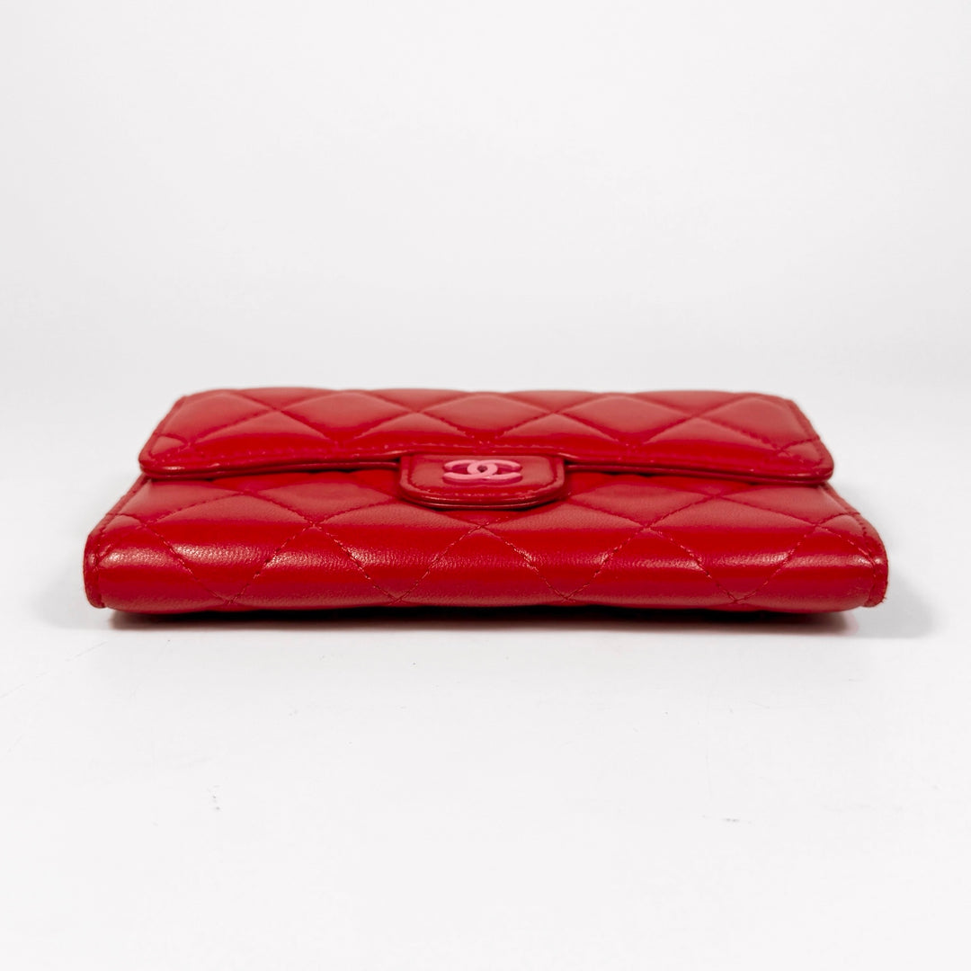 Chanel Quilted Lambskin Classic Flap Wallet