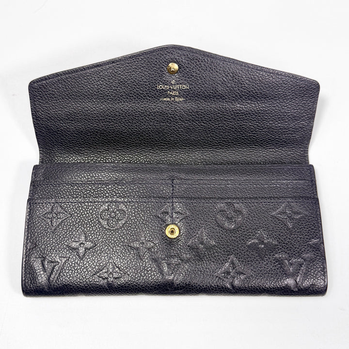 Louis Vuitton Monogram Empreinte Sarah Wallet