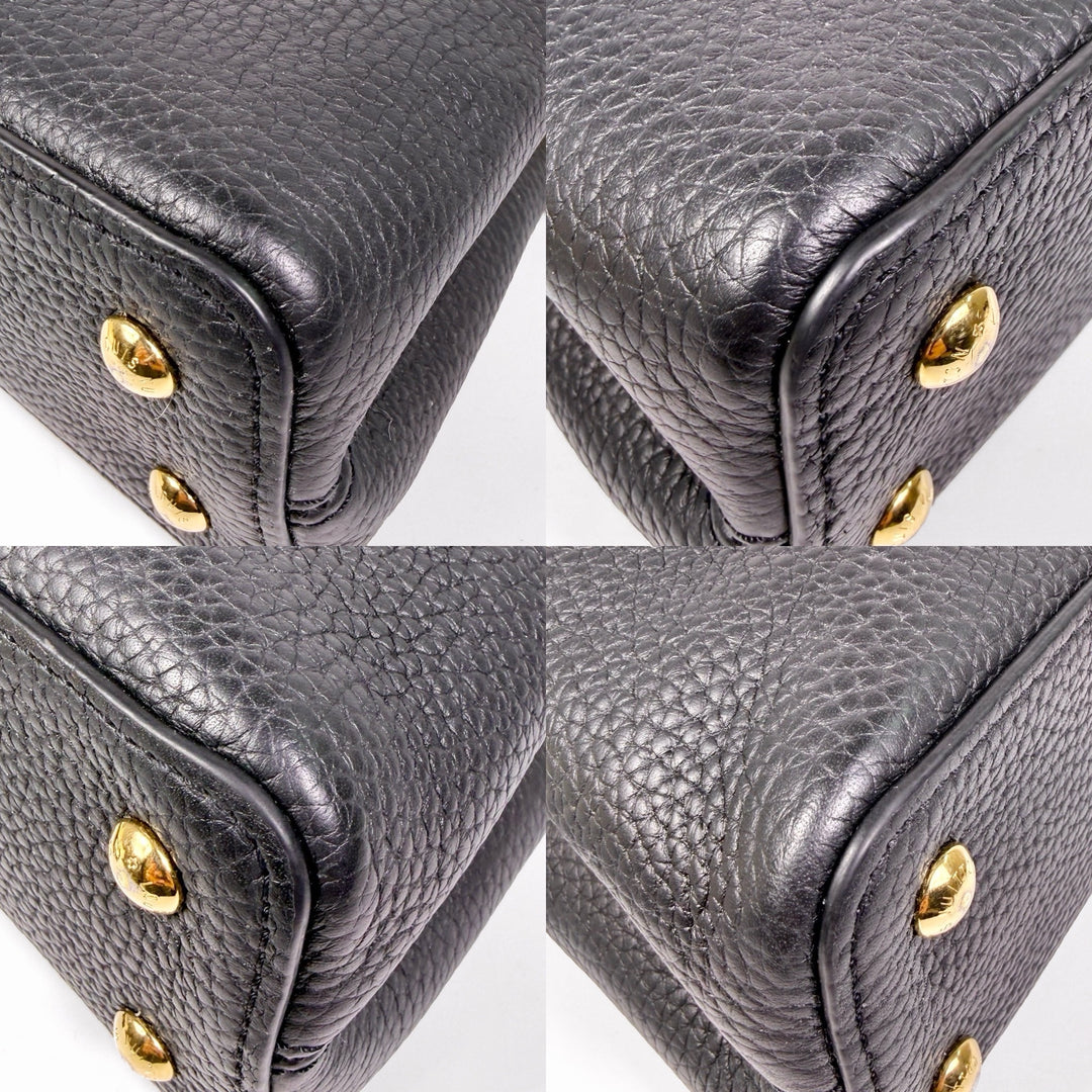 Louis Vuitton Black Taurillon My Capucines