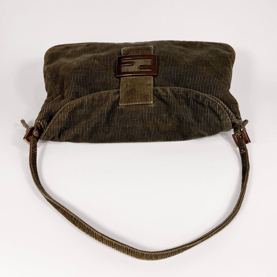 Fendi Corduroy Baguette Bag