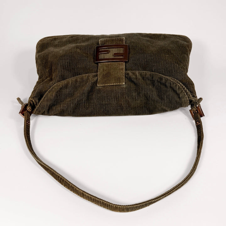 Fendi Corduroy Baguette Bag
