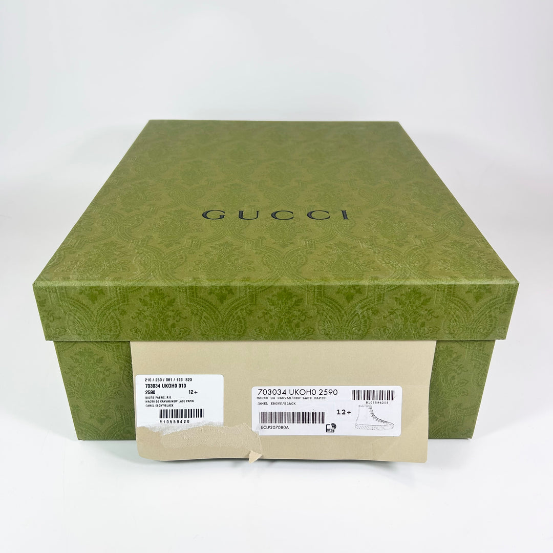 Gucci Canvas Maxi GG High Top Sneaker - Men’s 13