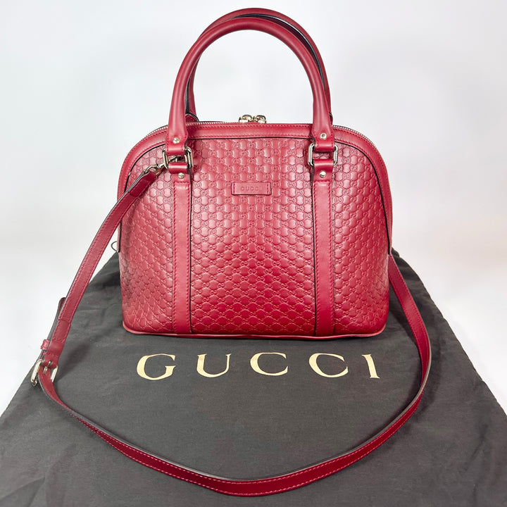 Gucci Microguccissima Leather Dome Bag