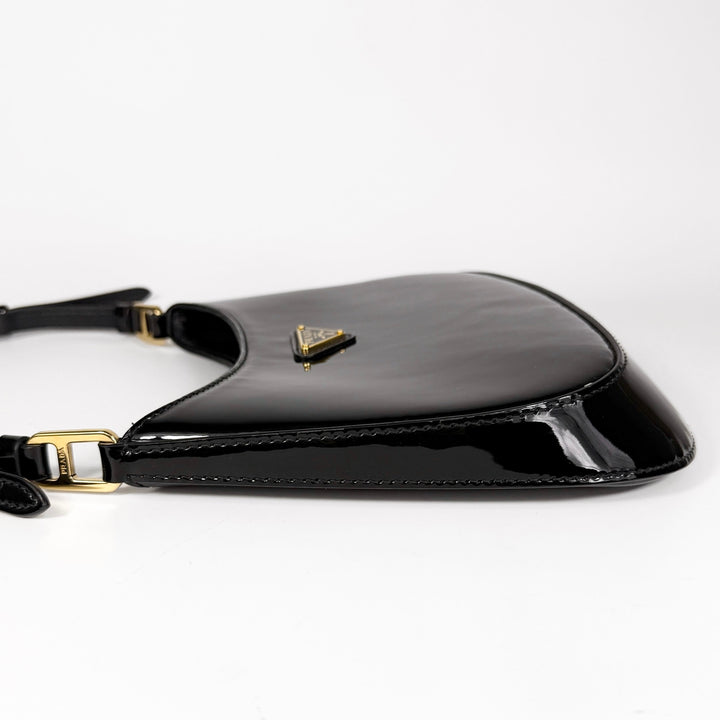 Prada Patent Leather Cleo Shoulder Bag