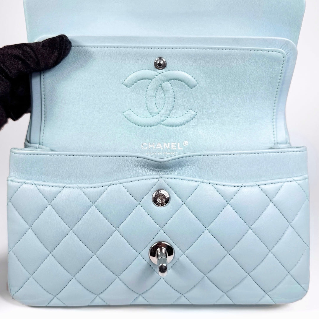 Chanel Quilted Lambskin Small Double Flap Bag