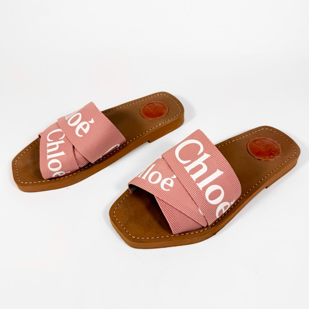 Chloé Woody Logo Slide Sandal - Women’s 6
