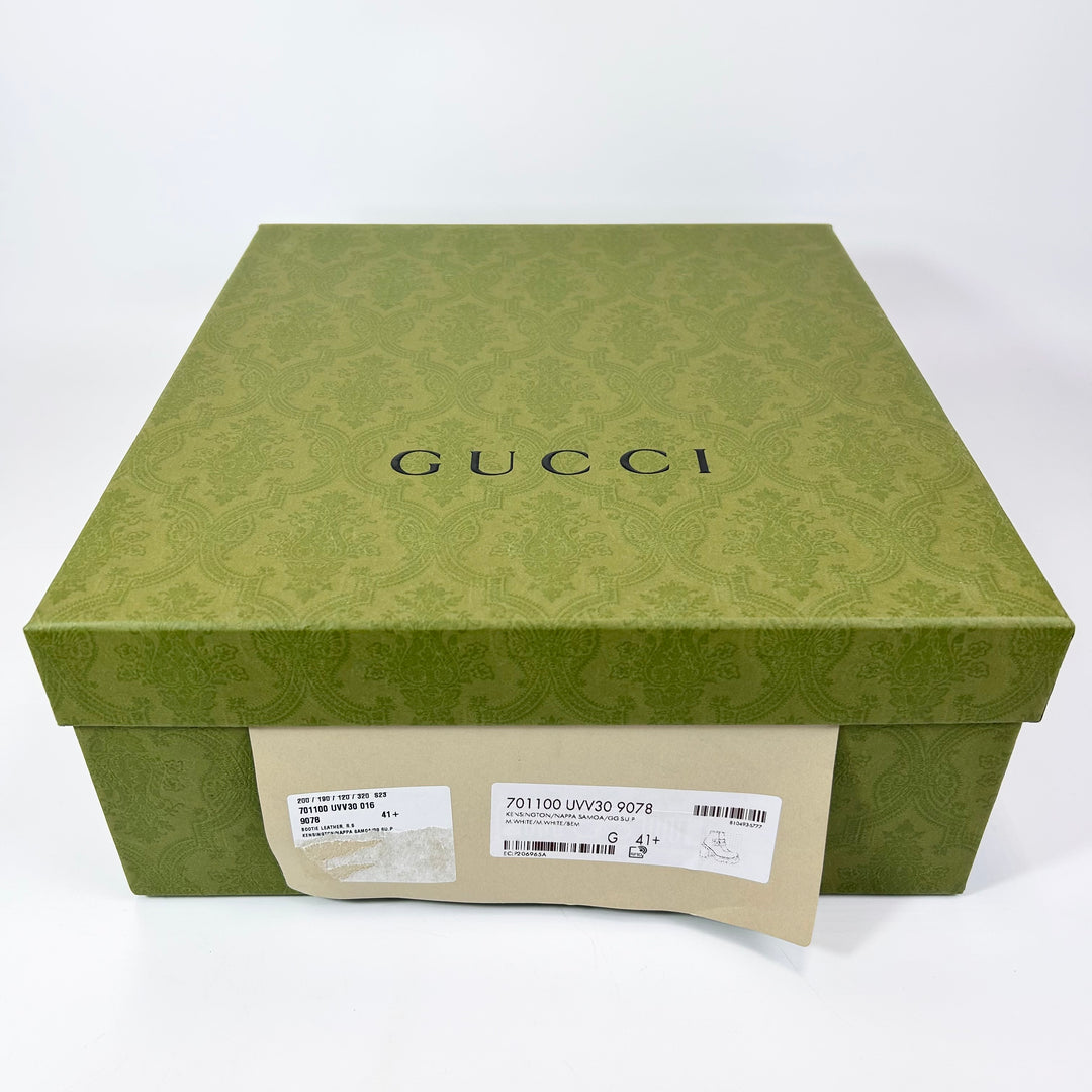 Gucci GG Supreme Kensington Nappa Monogram Boot - Women’s 11.5