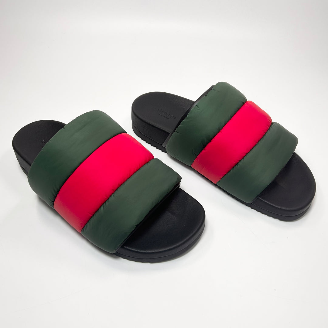 Gucci Padded Nylon Web Slide Sandal - Women’s 11