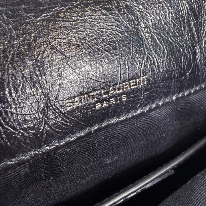 Saint Laurent Crinkled Calfskin Baby Niki Bag
