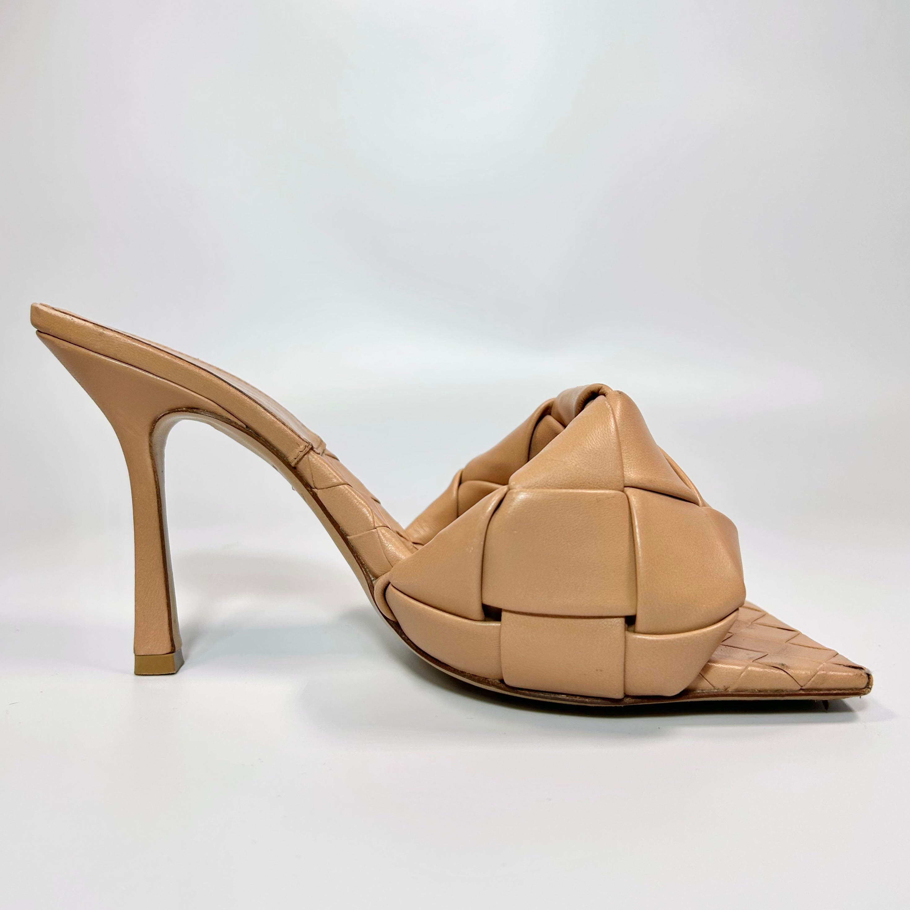 Bottega Veneta The Lido Sandal Heel lizsonnenbags