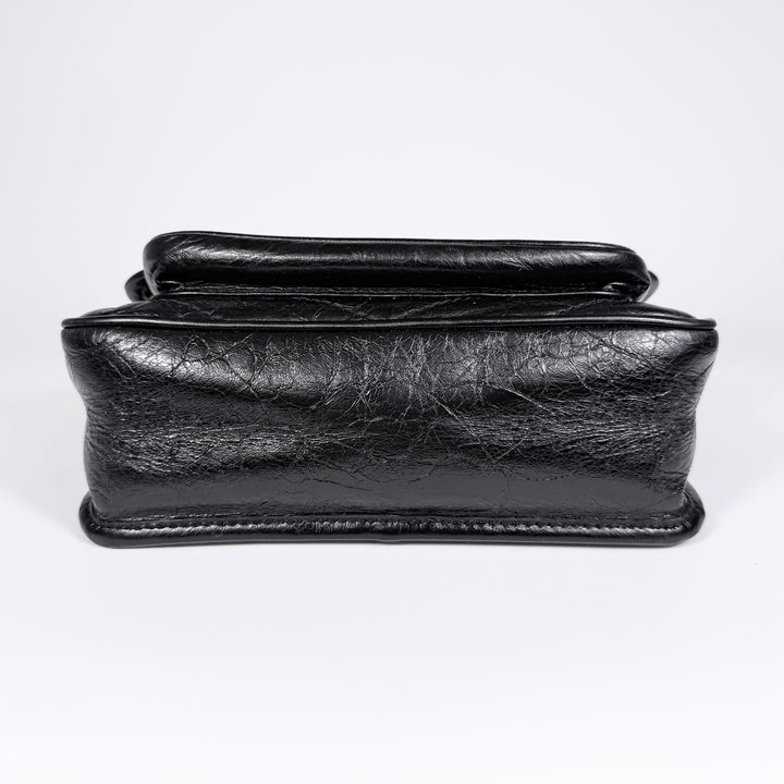 Saint Laurent Crinkled Calfskin Baby Niki Bag