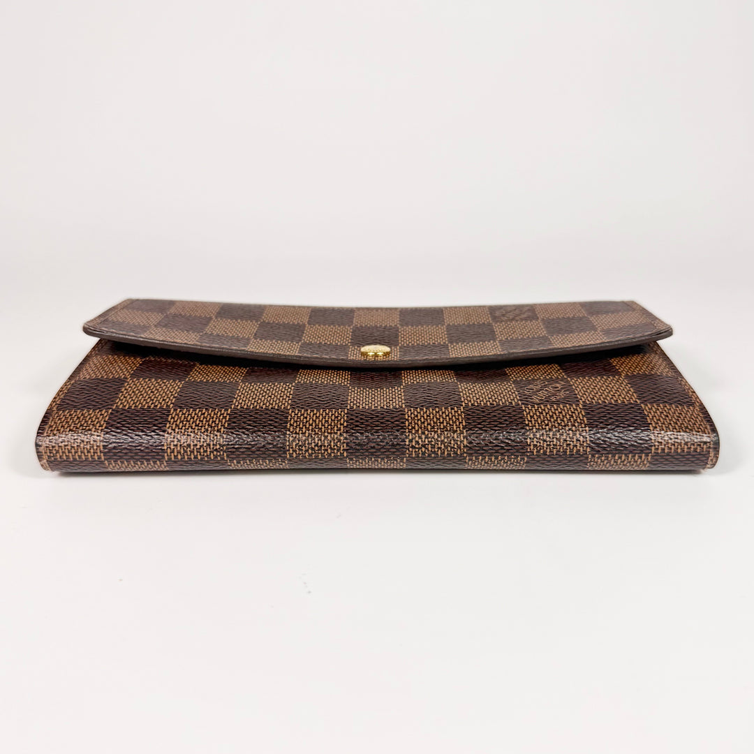 Louis Vuitton Damier Ebene Sarah Wallet