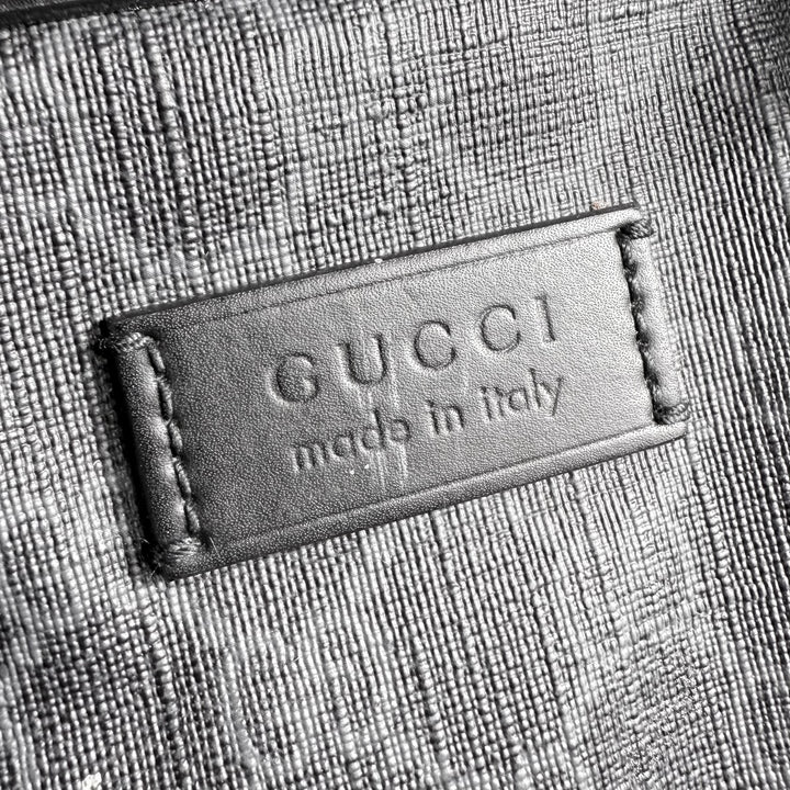 Gucci Black GG Supreme Large Duffle Bag