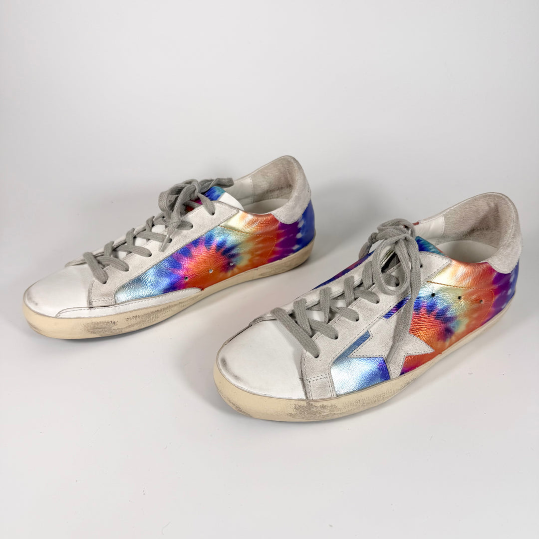 Golden Goose Tie-Dye Super Star Low Top Sneaker - Women’s 9
