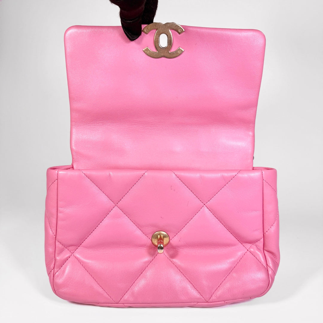 Chanel Quilted Lambskin Medium 19 Flap Bag