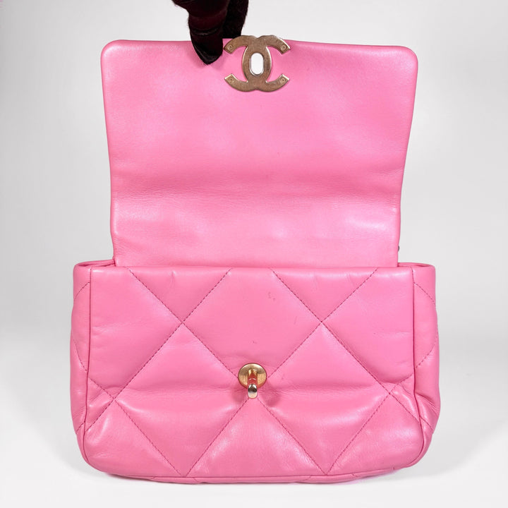 Chanel Quilted Lambskin Medium 19 Flap Bag
