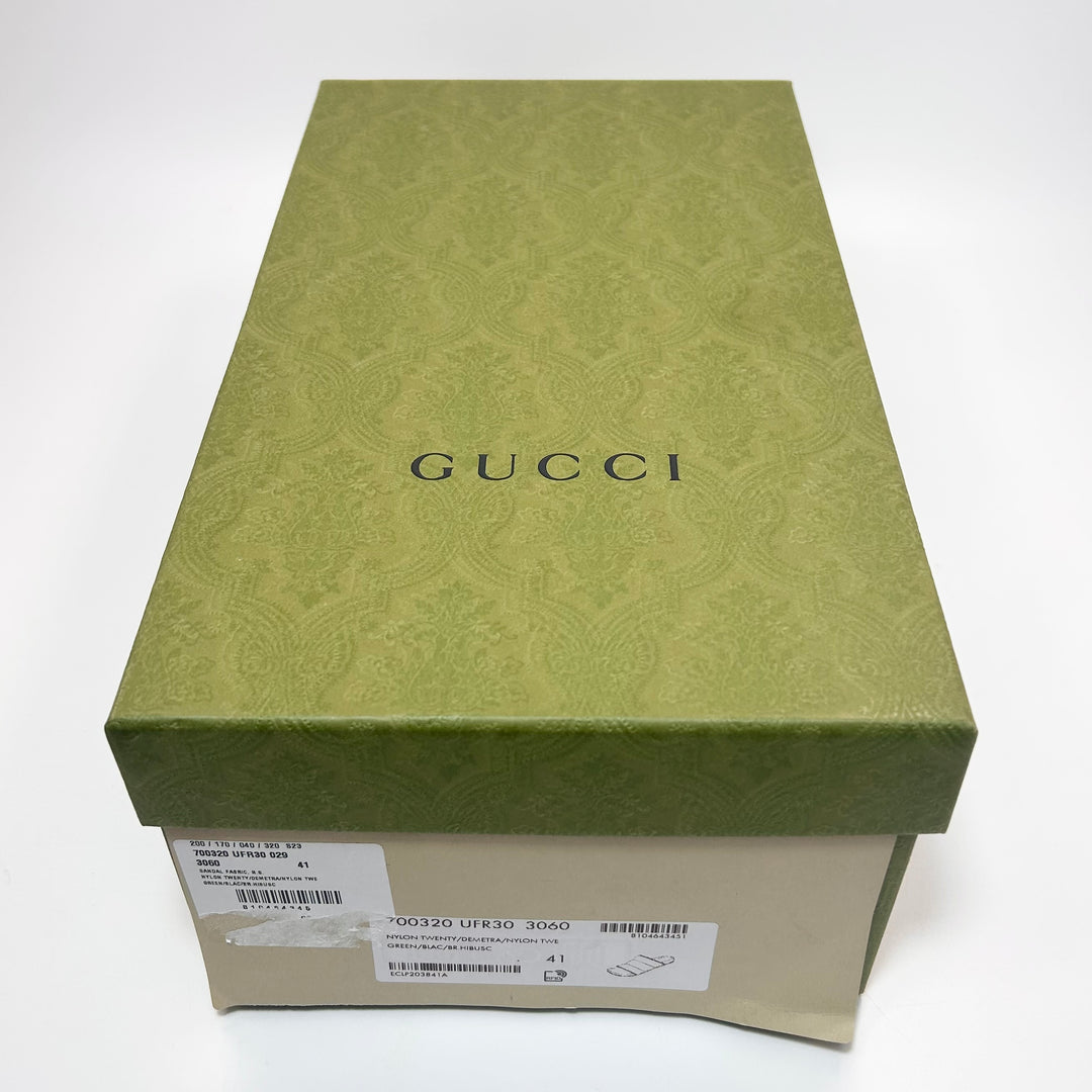 Gucci Padded Nylon Web Slide Sandal - Women’s 11