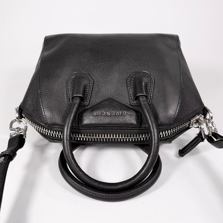 Givenchy Grained Leather Mini Antigona Bag