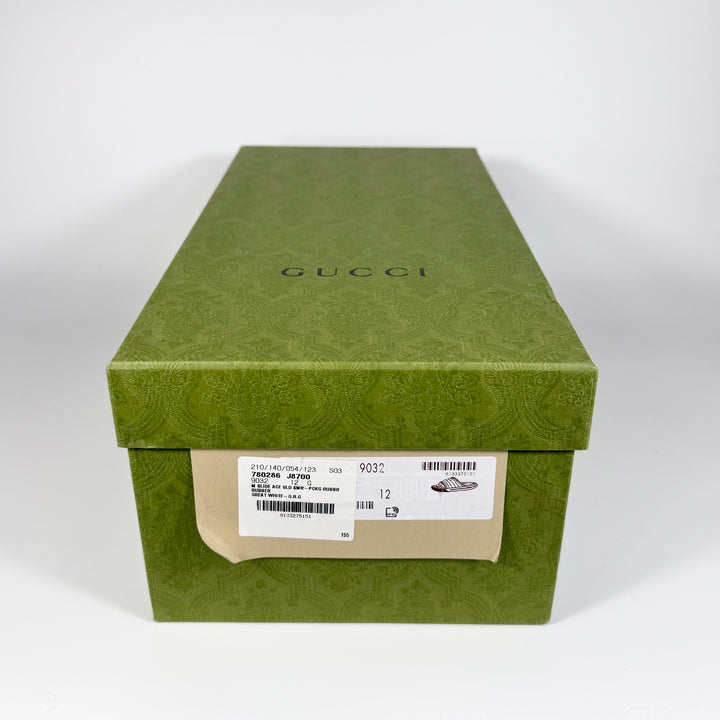 Gucci Rubber Web Pool Slide - Men’s 12.5