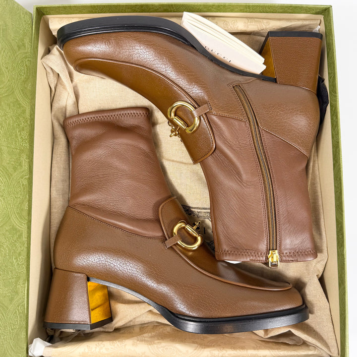 Gucci Horsebit Leather Ankle Boot - Women’s 9