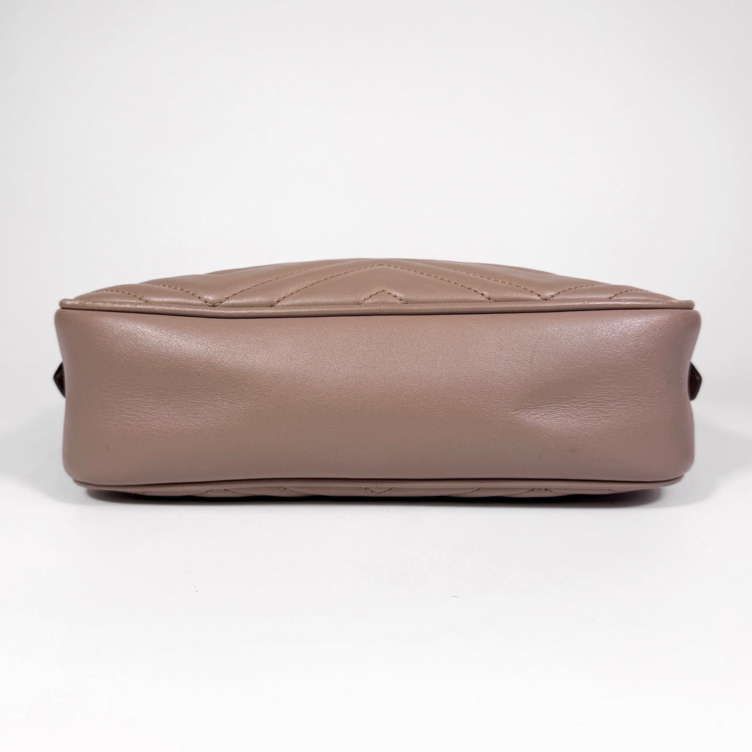 Gucci Matelasse Calfskin Small Marmont Camera Bag