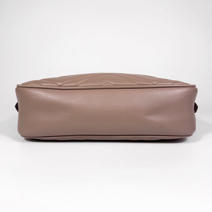Gucci Matelasse Calfskin Small Marmont Camera Bag
