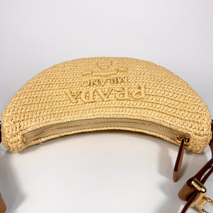 Prada Crochet Arqué Shoulder Bag
