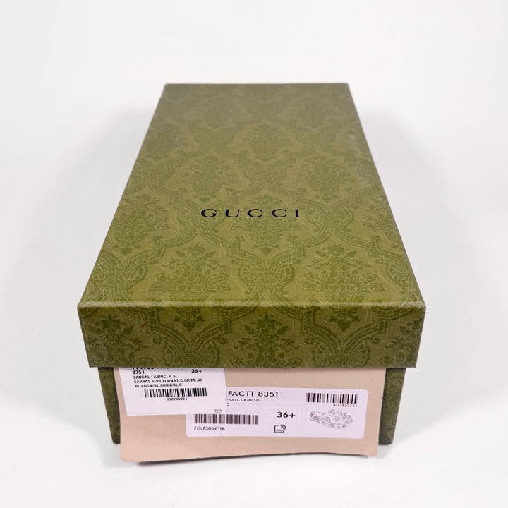 Gucci Damita Eyelet Espadrille Sandal - Women’s 6.5