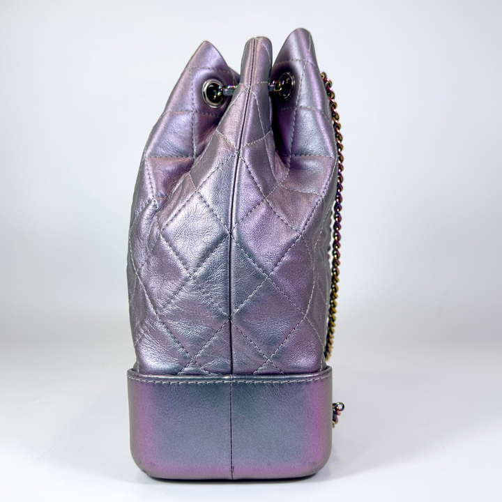 Chanel Iridescent Lambskin Gabrielle Chain Backpack