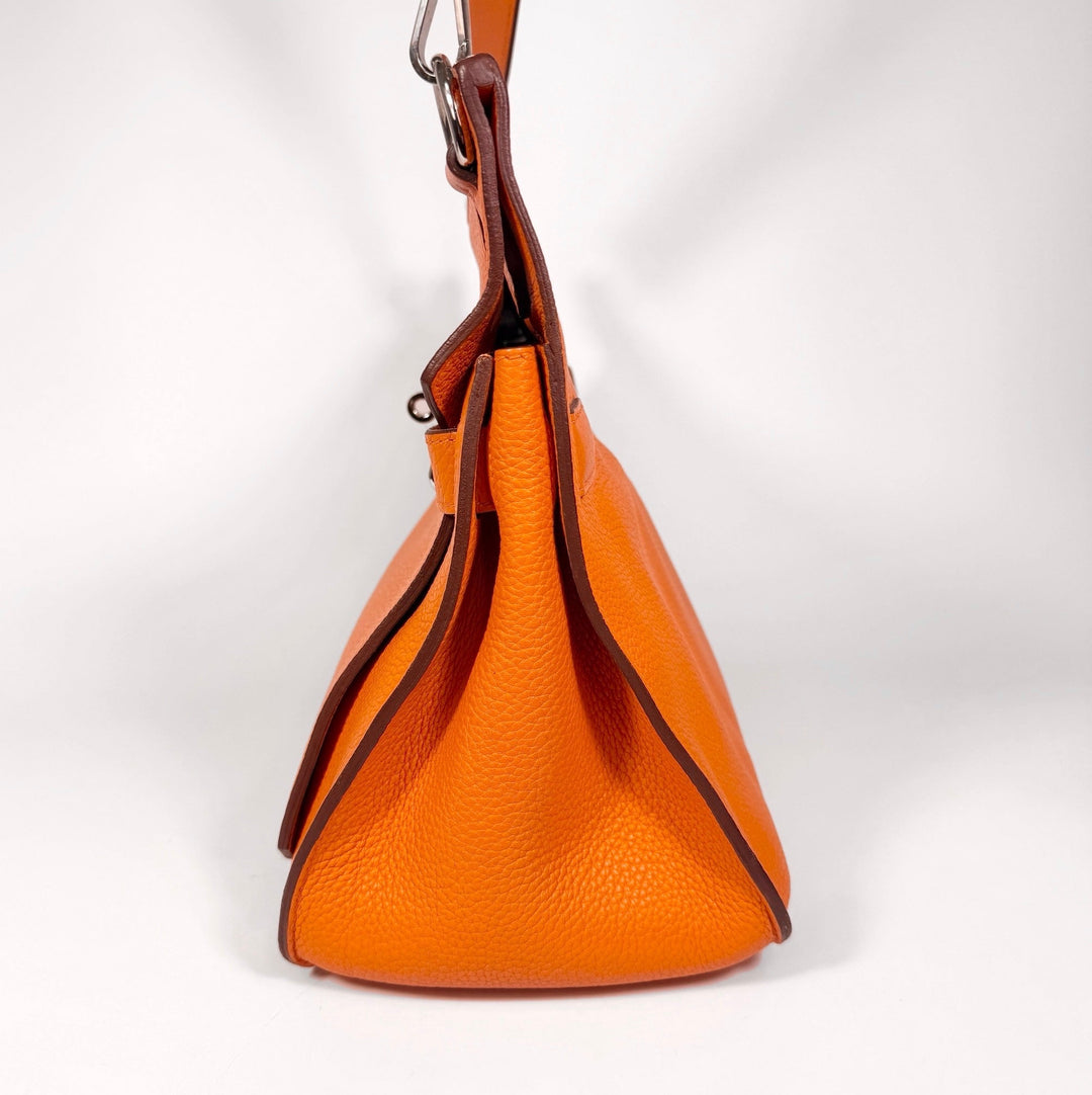 Hermès Jypsiere 34 Clemence Orange Jaune