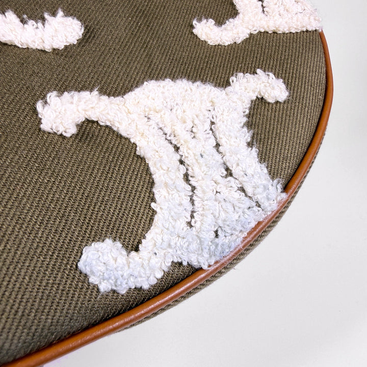 Celine Embroidered Triomphe Medium Ava Shoulder Bag