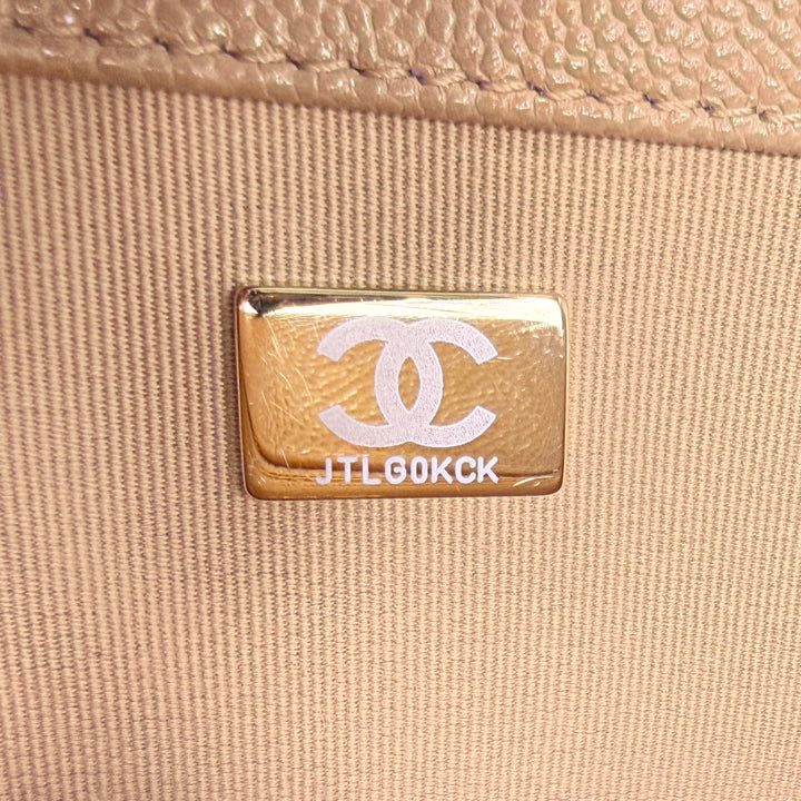 Chanel Quilted Caviar Never Ending Chain Flap Bag