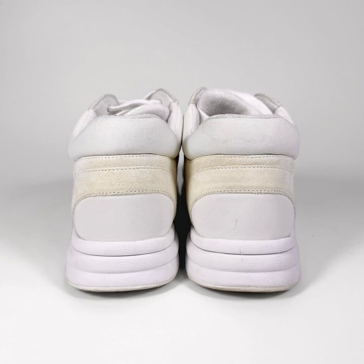 Chanel Suede & Calfskin CC Logo Sneaker - Women’s 9.5