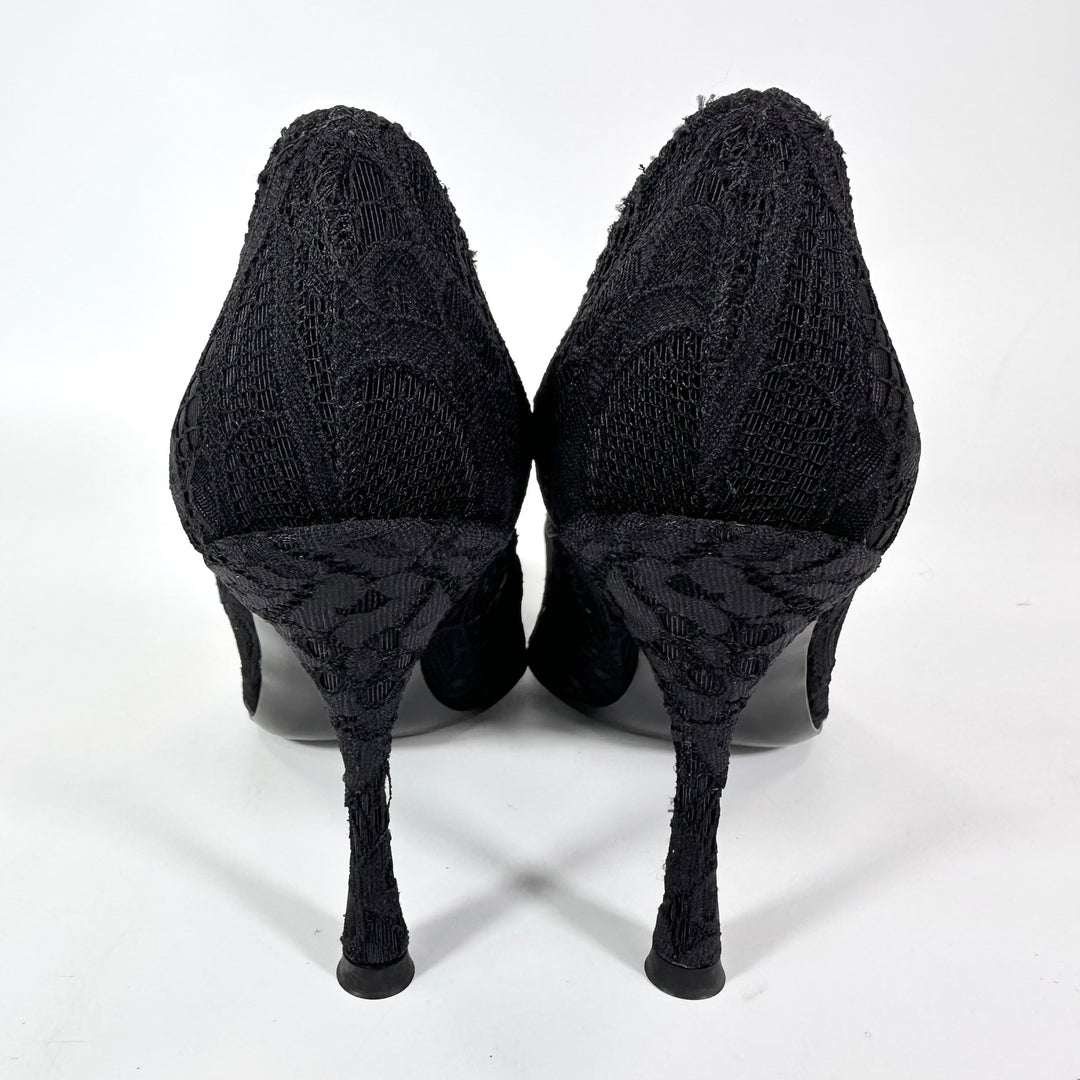 Dolce & Gabbana Mary Jane Stretch Lace Heel - Women’s 7