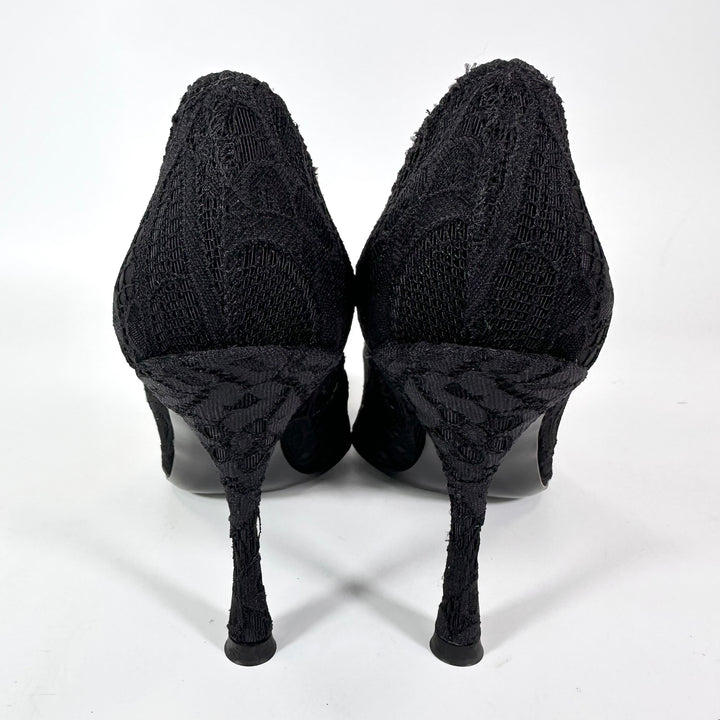 Dolce & Gabbana Mary Jane Stretch Lace Heel - Women’s 7