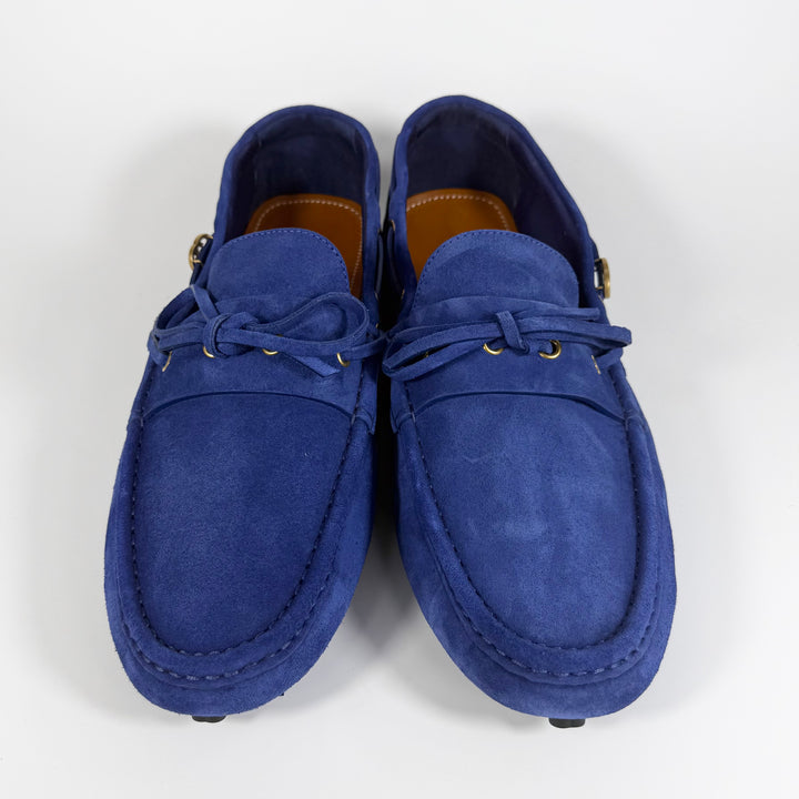 Gucci Suede Horsebit Driver Loafer - Men’s 12.5