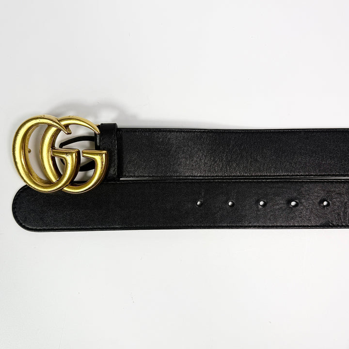 Gucci GG Marmont Smooth Leather Belt 75 30