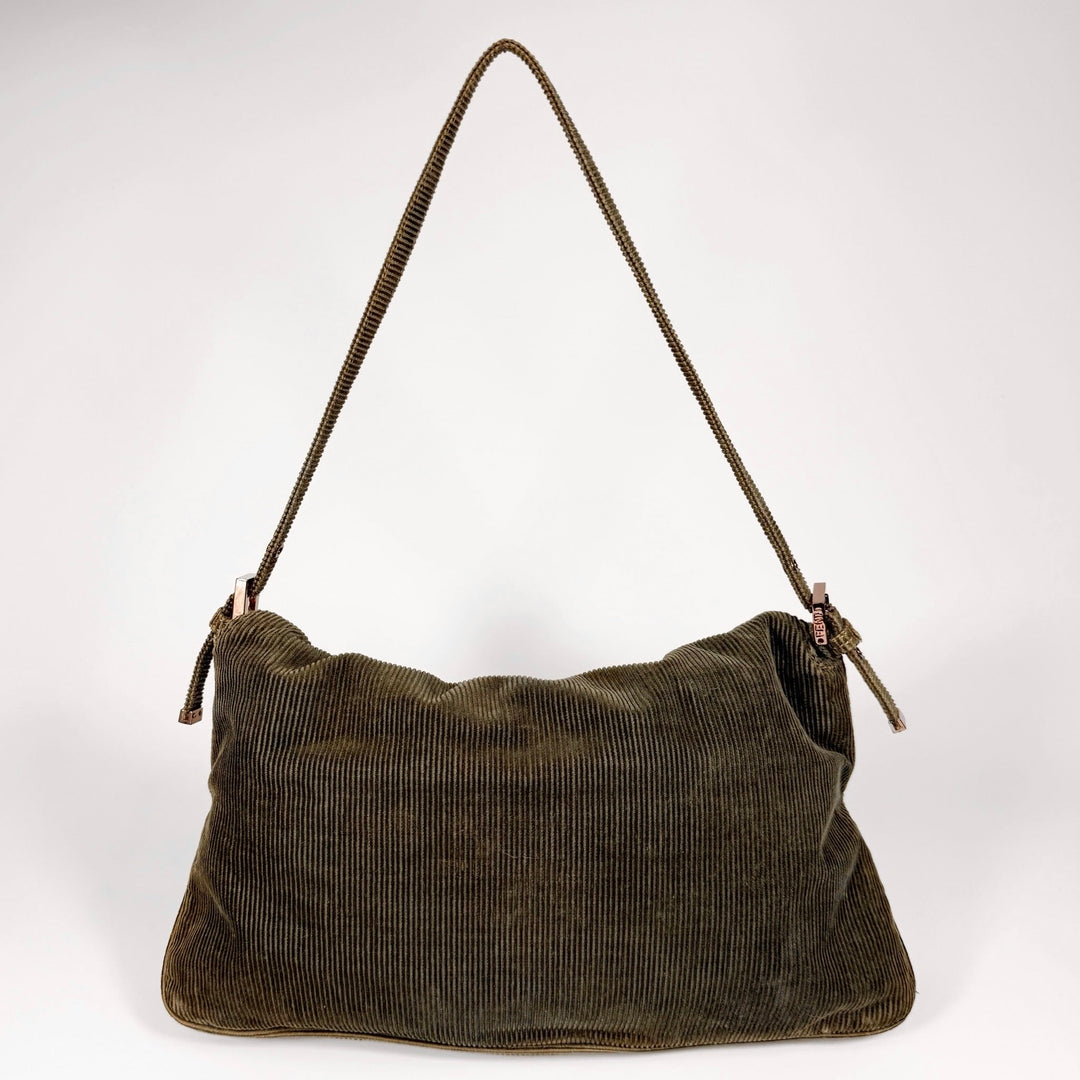 Fendi Corduroy Baguette Bag