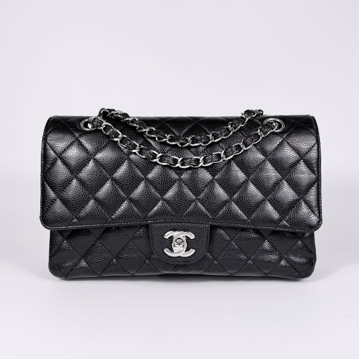 Chanel Quilted Caviar Medium Double Flap Bag