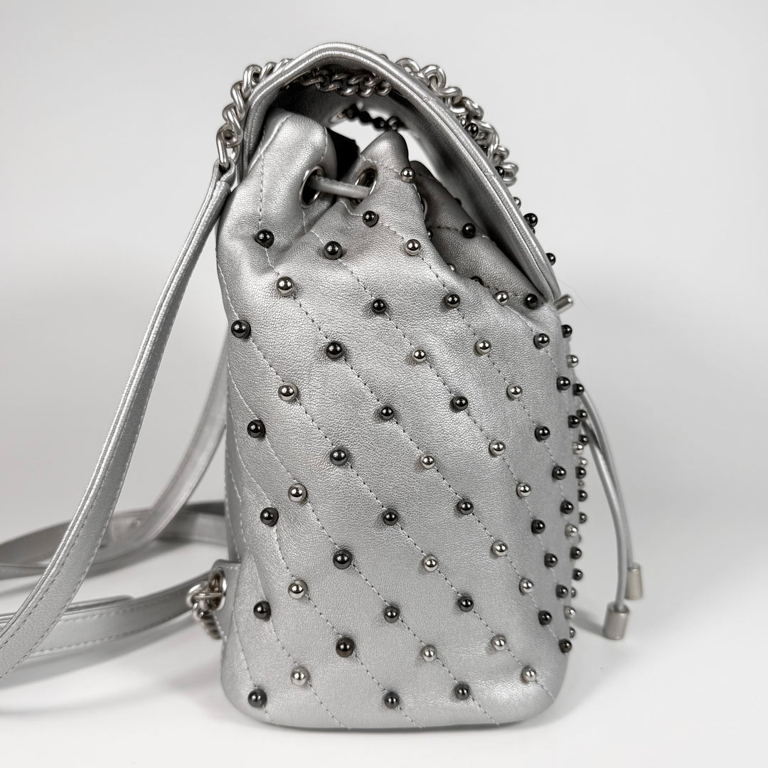 Chanel Metallic Lambskin Stud Wars Backpack
