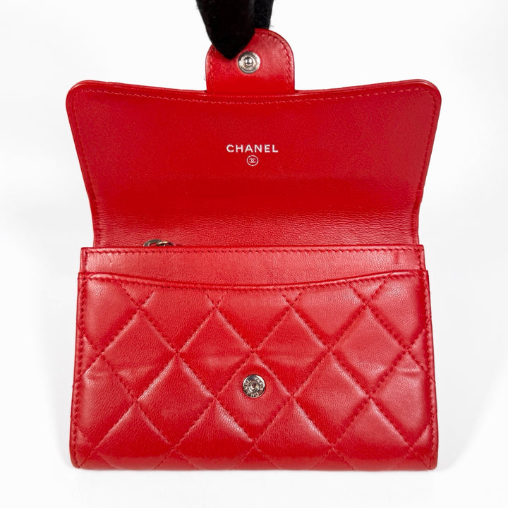 Chanel Quilted Lambskin Classic Flap Wallet