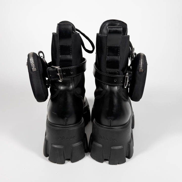 Prada Leather Monolith Combat Boot - Women’s 7.5
