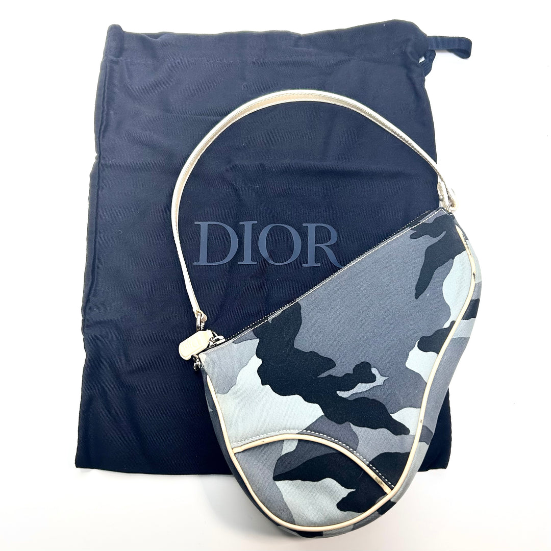 Christian Dior Camo Mini Saddle Bag