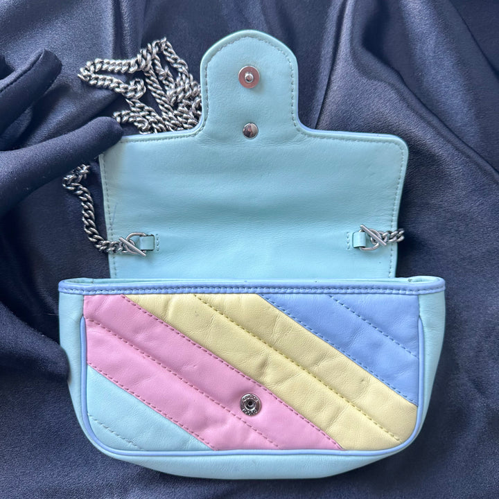 Gucci GG Marmont Rainbow Super Mini Crossbody