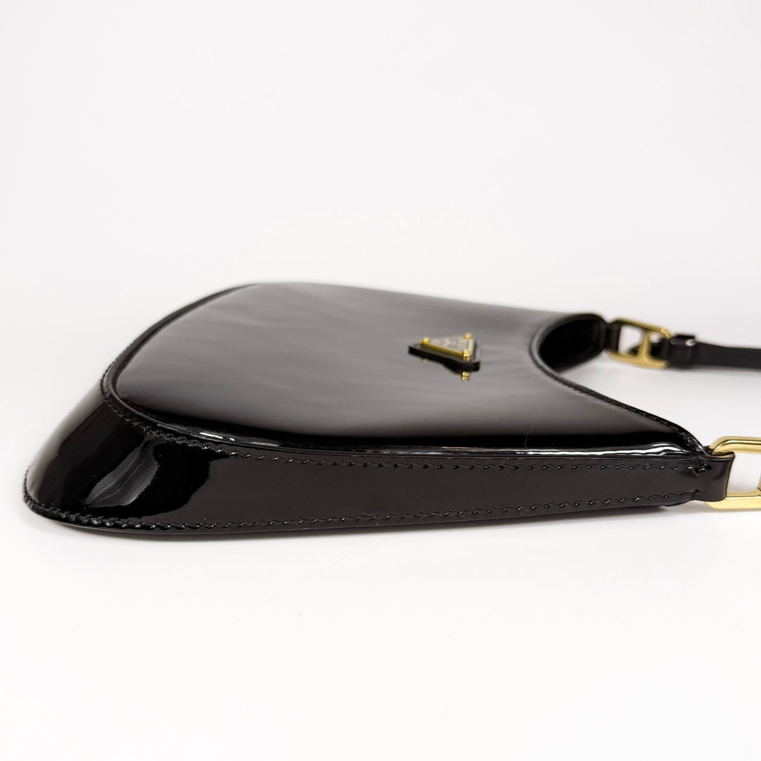 Prada Patent Leather Cleo Shoulder Bag
